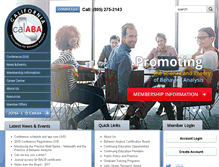 Tablet Screenshot of calaba.org